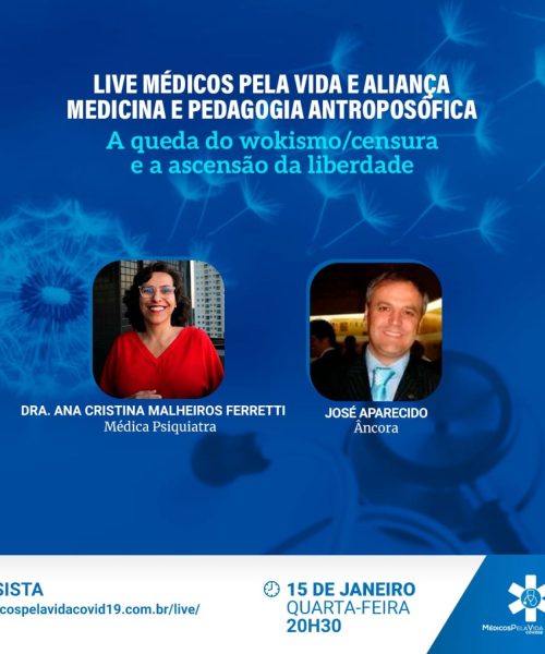 As Lives Especiais em parceria MPV e AMPA estão de volta com o tema “A queda do Wokismo/Censura e a ascensão da Liberdade” – Quarta-feira (15) às 20h30!