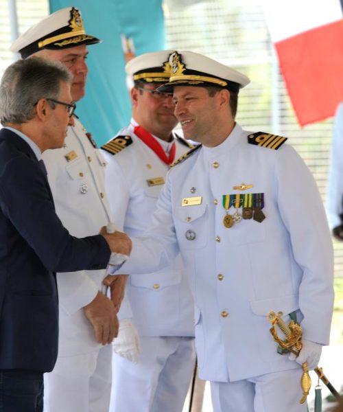 Capitania Fluvial de Minas Gerais tem novo comandante e recebeu a investidura na manhã desta quarta-feira (29) com presença do Governador Romeu Zema